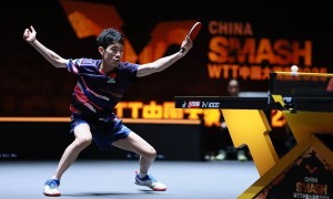 中国大满贯：陈俊崧爆冷3-2淘汰张本智和 王曼昱德比3-0何卓佳
