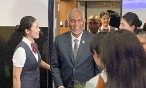 多国领导人乘高铁抵达北京