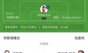 各赛事4连胜!阿斯顿维拉2-1伯恩利 马伦梅开二度伯恩利5轮4负