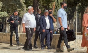 以色列国家安全部长再次进入阿克萨清真寺大院